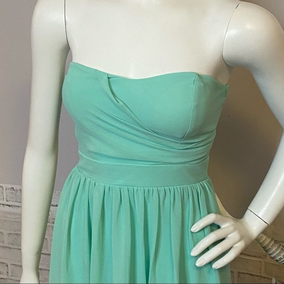 Guess Strapless Mint Mini Dress - Picture 5 of 11